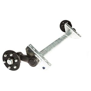 Unbraked Axle Rubbaride 1600KG