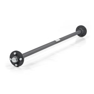 Unbraked Axle 40mm Round 900KG 1500mm