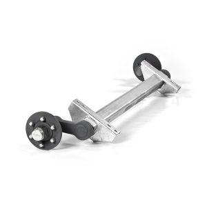 Unbraked Axle Rubbaride 2500KG